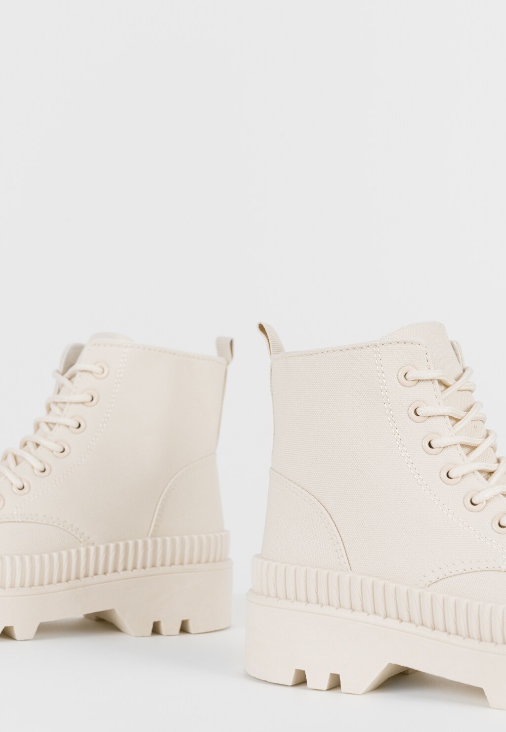 WJS ponadczasowe beżowe płaskie trzewiki damskie  WJS55047-14 Widok 5