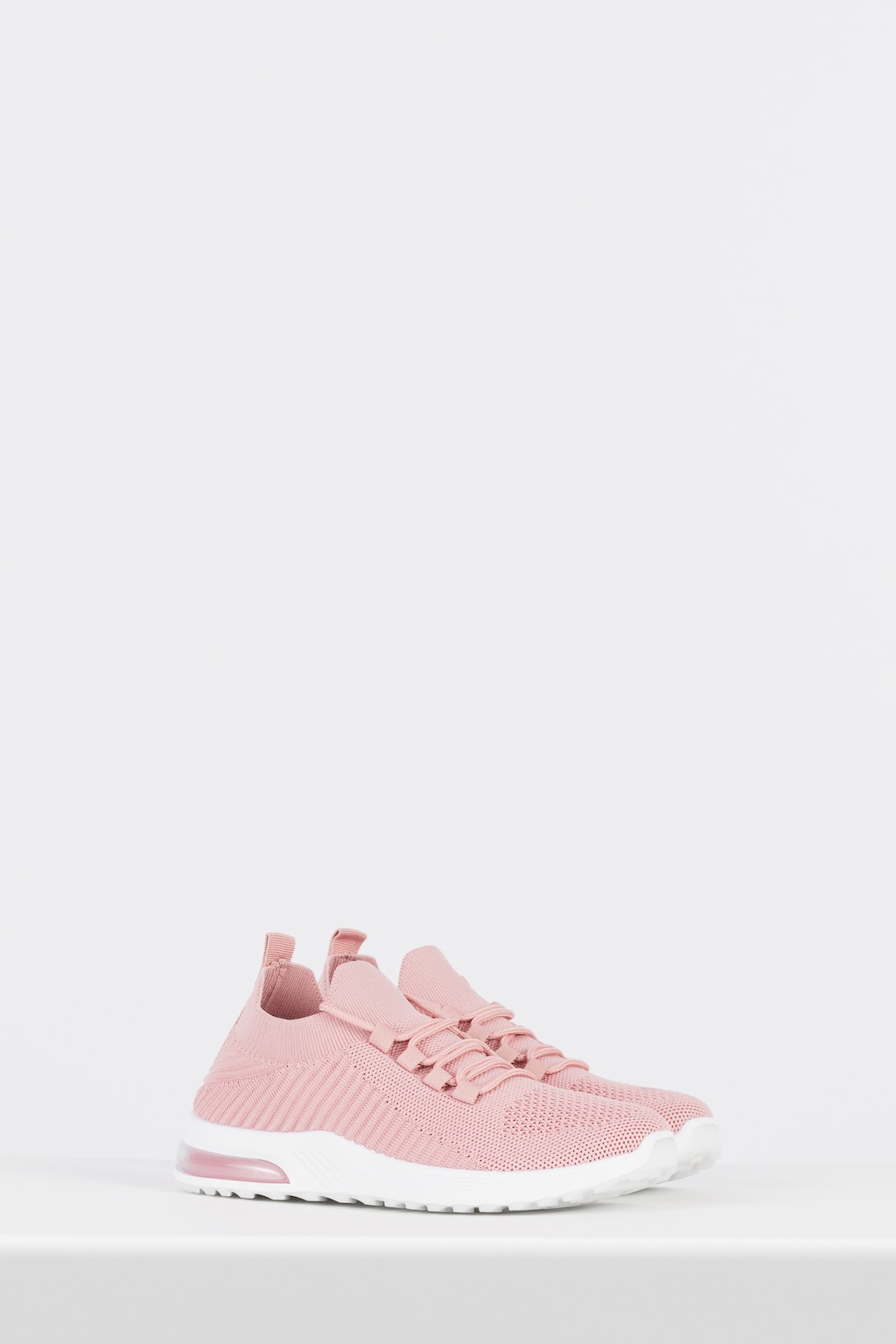 WJS różowe materiałowe sneakersy damskie WJS64065-15 Widok 2