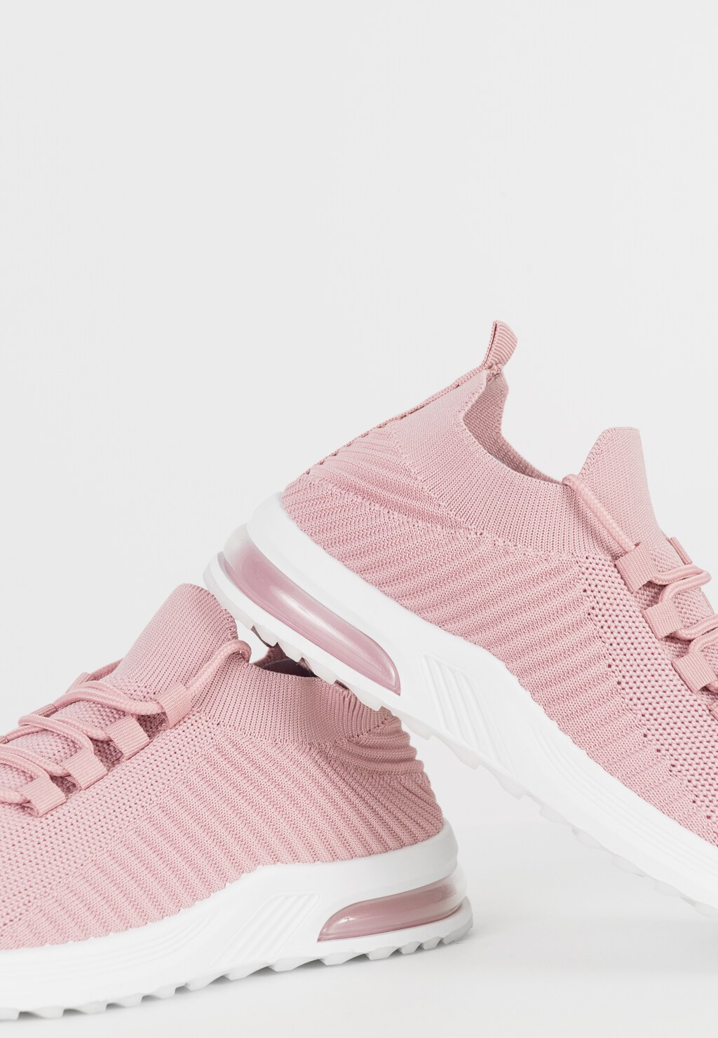 WJS różowe materiałowe sneakersy damskie WJS64065-15 Widok 3