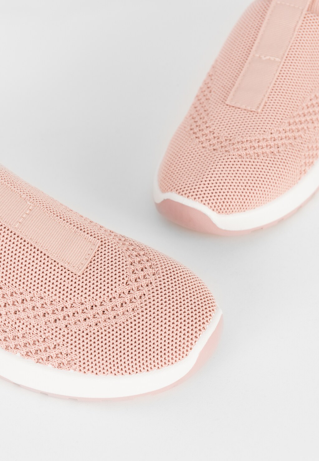 WJS różowe wsuwane sneakersy damskie ze złotą wstawką WJS64067-15 Widok 3