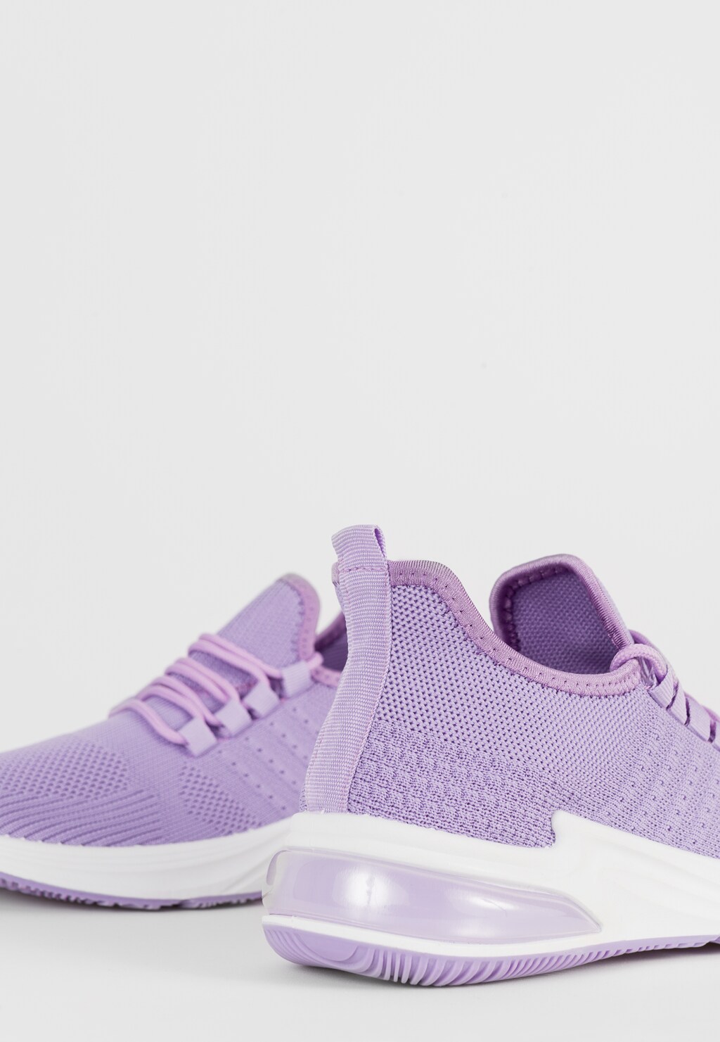 WJS pastelowe fioletowe sneakersy damskie ze sznurowaniem WJS64070-16 Widok 3