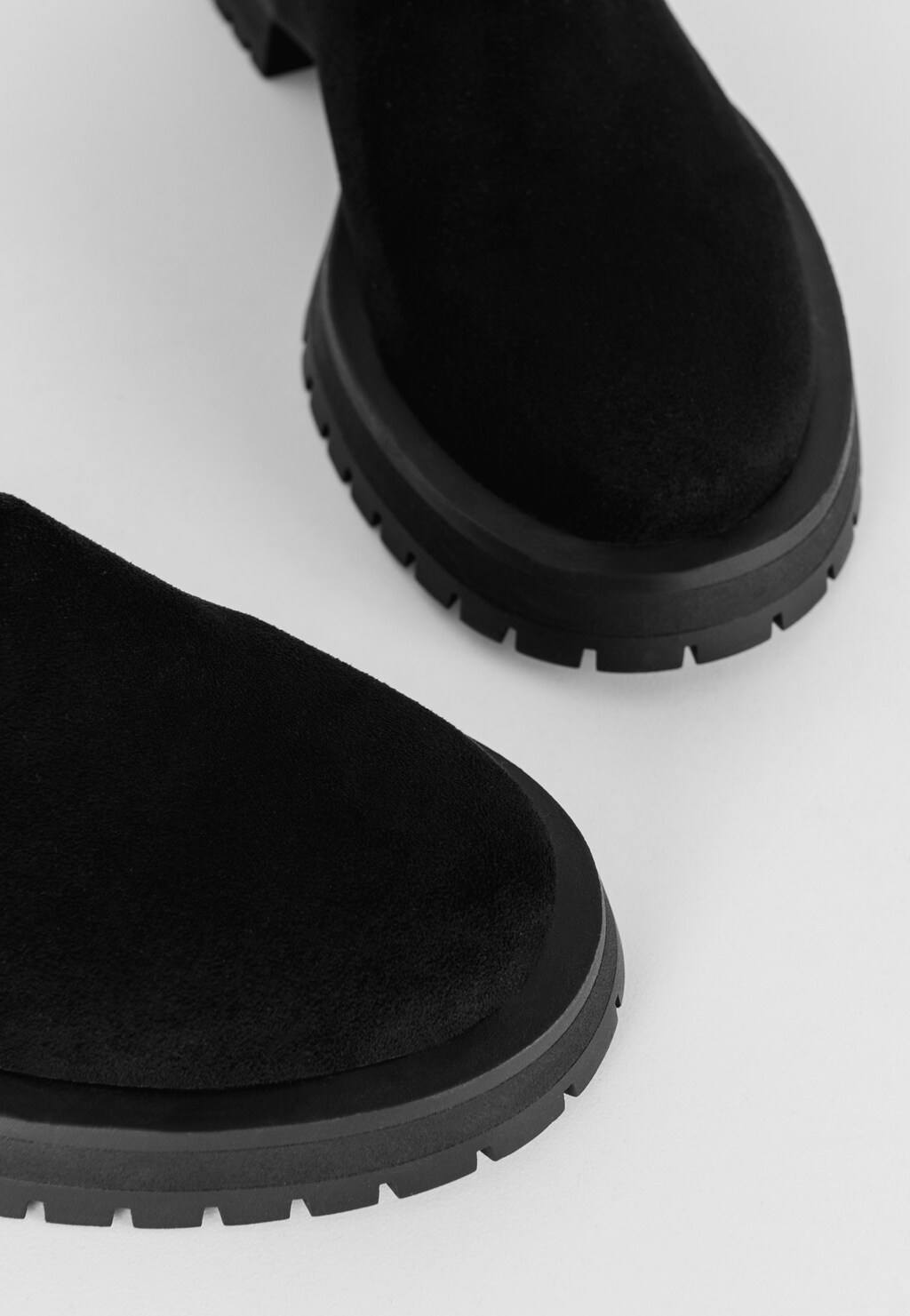 WJS czarne płaskie botki damskie z zamkiem z tyłu WJS46044-61 Widok 4