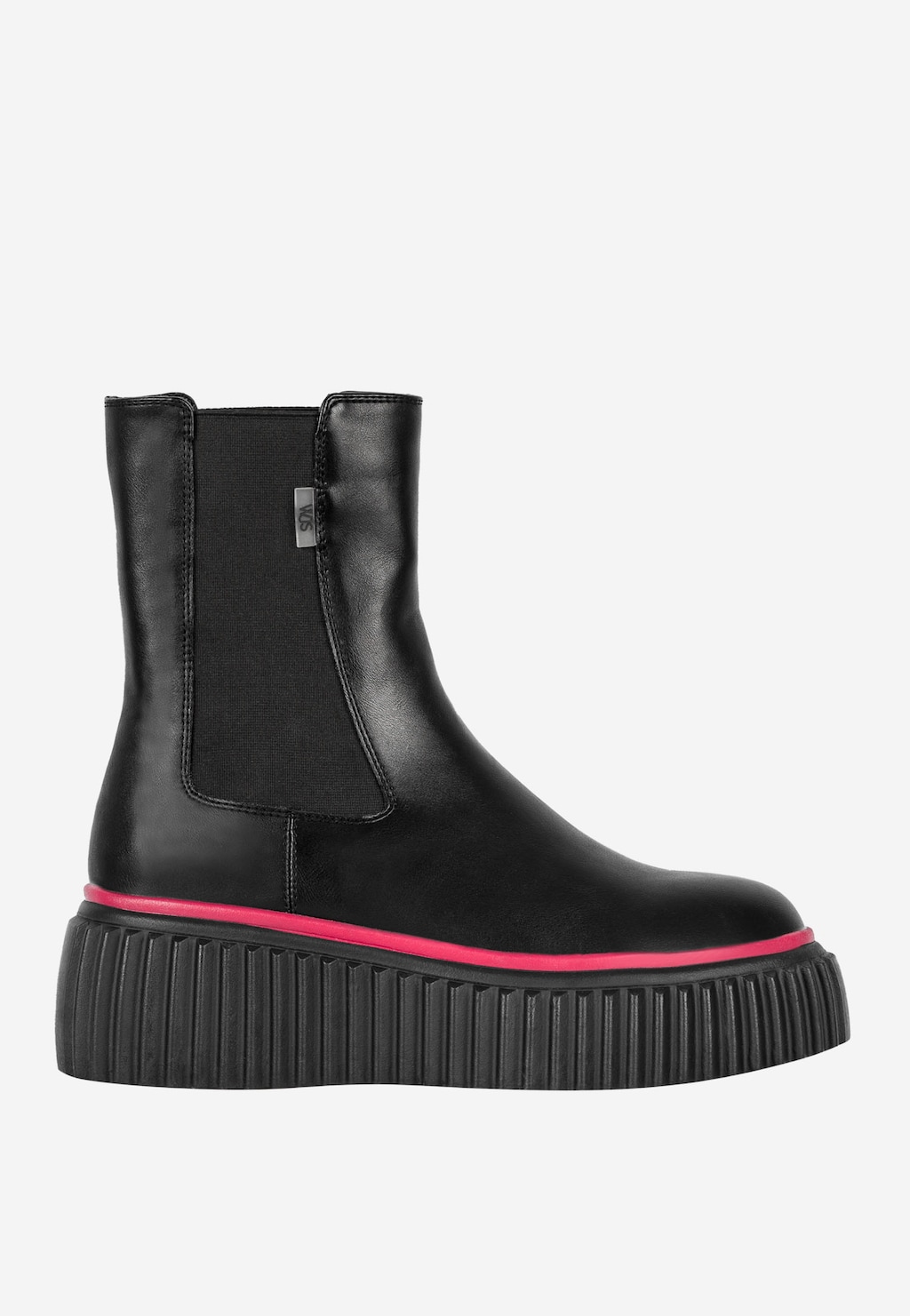 WJS czarne sztyblety z czerwoną obramówką na podeszwie WJS46045-51 Widok 2