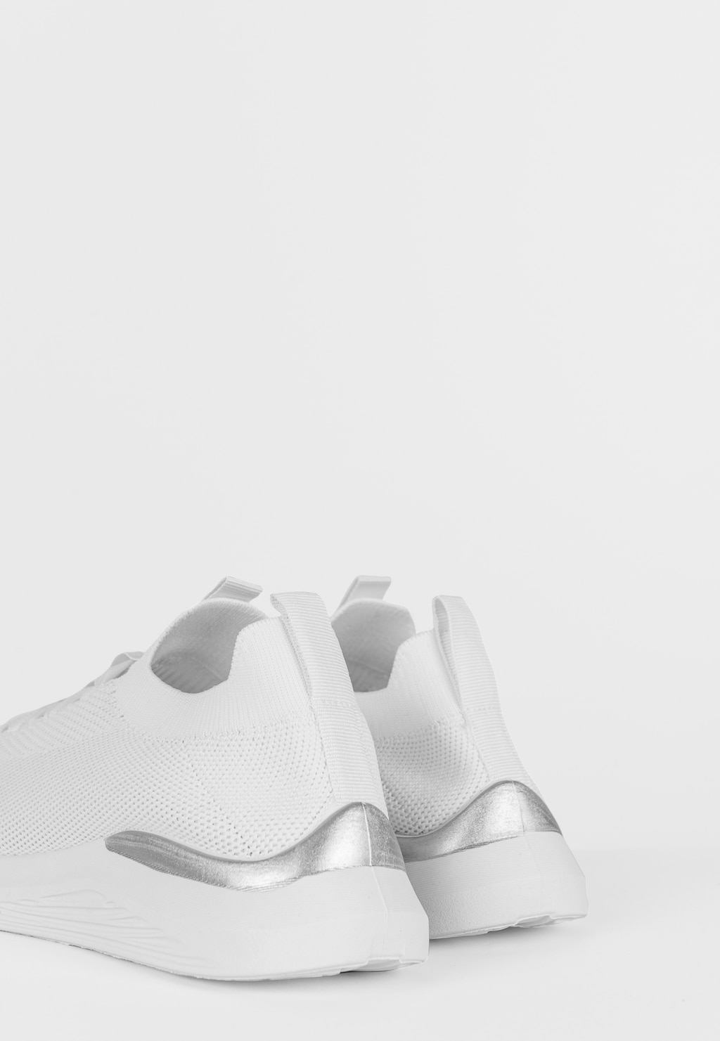 WJS białe sznurowane sneakersy damskie  WJS64064-19 Widok 3