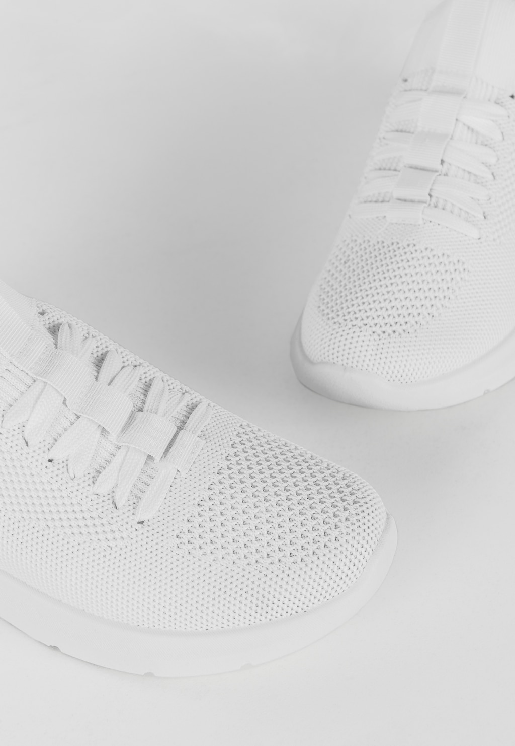 WJS białe sznurowane sneakersy damskie  WJS64064-19 Widok 4