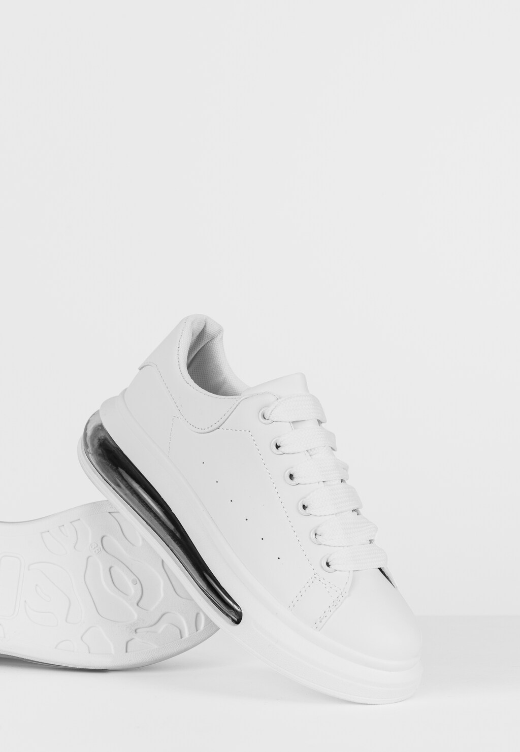 WJS białe sneakersy damskie z oryginalną podeszwą WJS64076-59 Widok 5