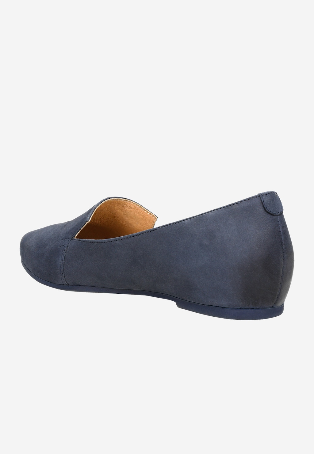 Granatowe lordsy damskie na płaskiej podeszwie 9396-26 Widok 3