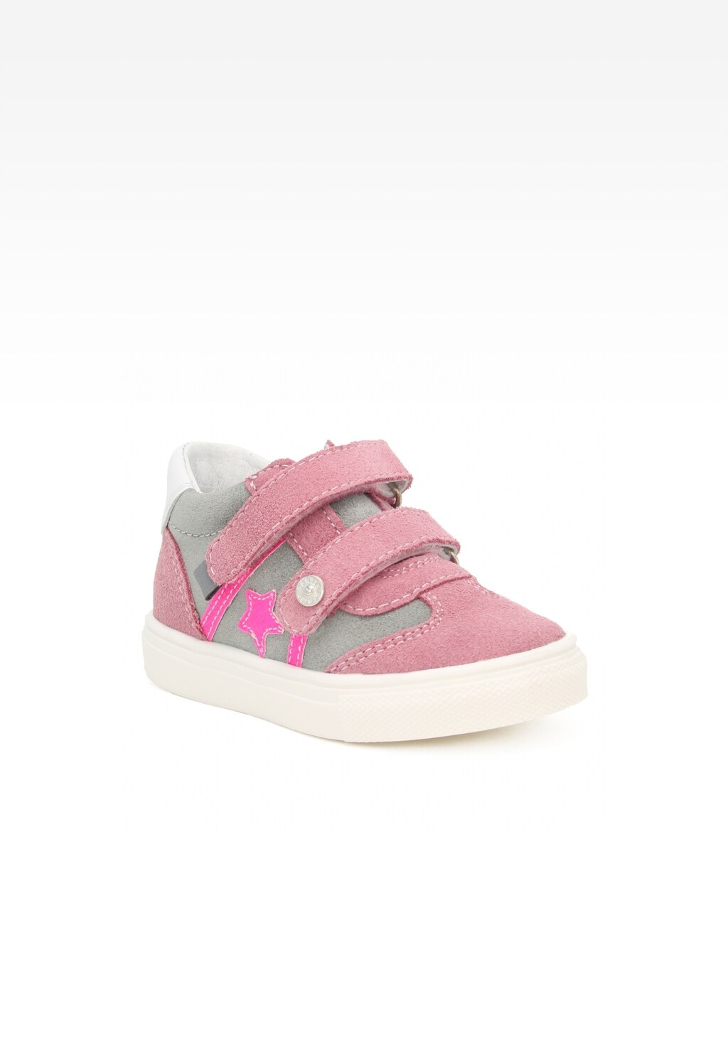 Sneakers BARTEK 11430001, dla dziewcząt, różowo-szary Widok 2
