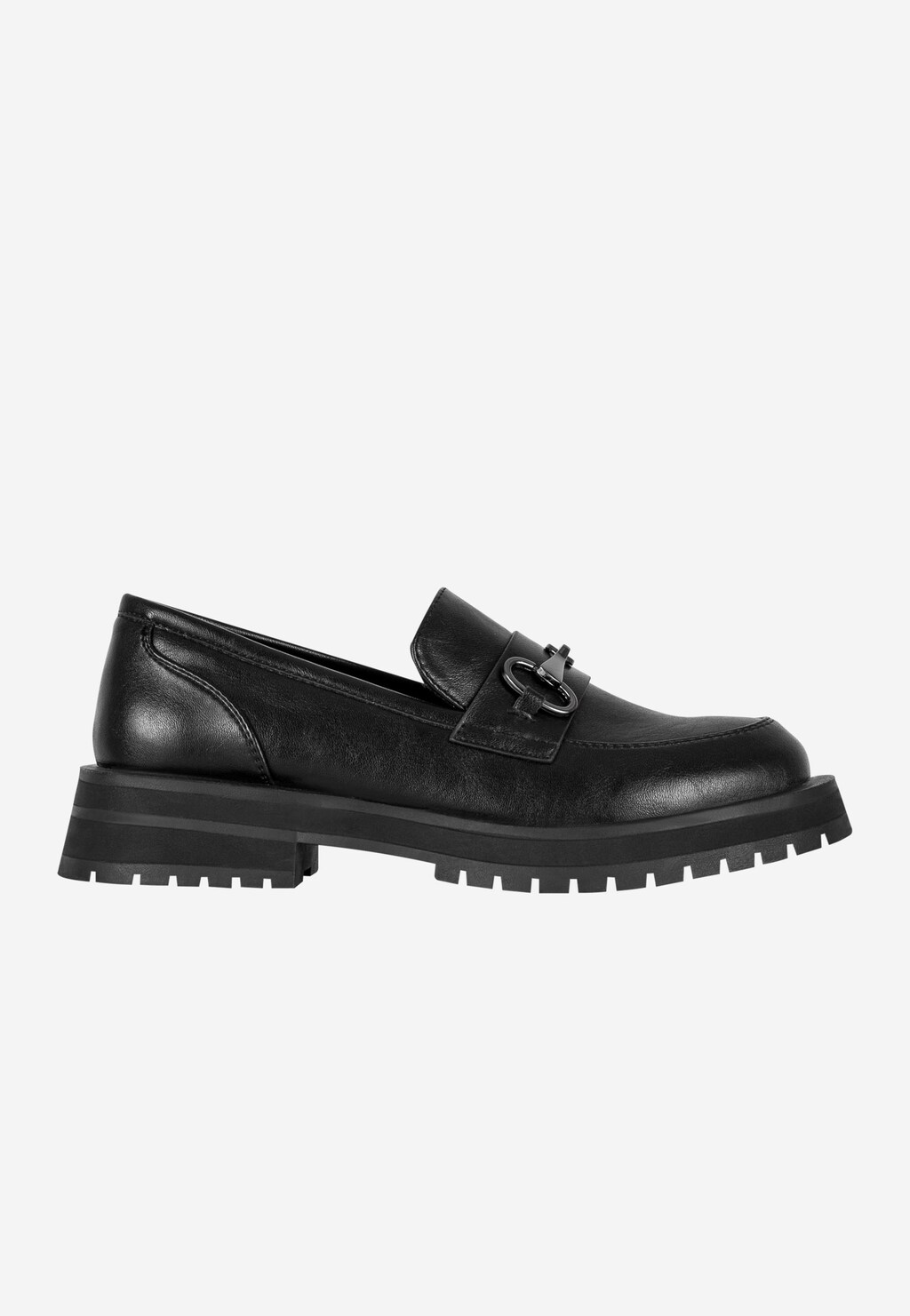 WJS czarne półbuty damskie typu mokasyny WJS64062-51 Widok 2