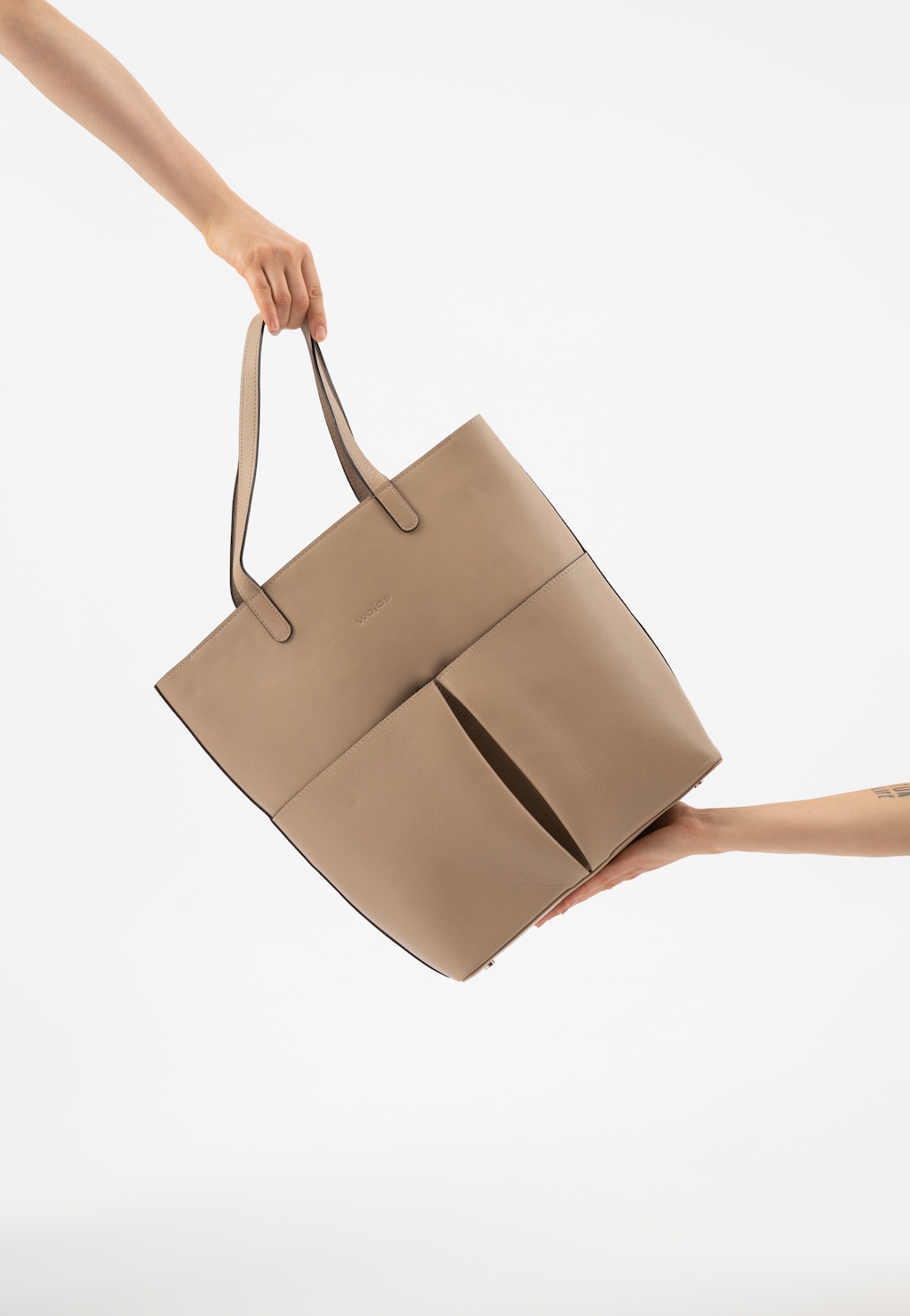 Dámska kabelka typu shopper bag z kvalitnej lícovej kože 80027-54 Widok 8