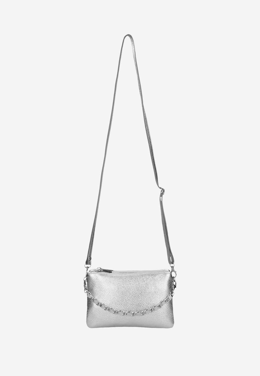 Mała torebka damska w kolorze ciemnego srebra 80116-59 Widok 6