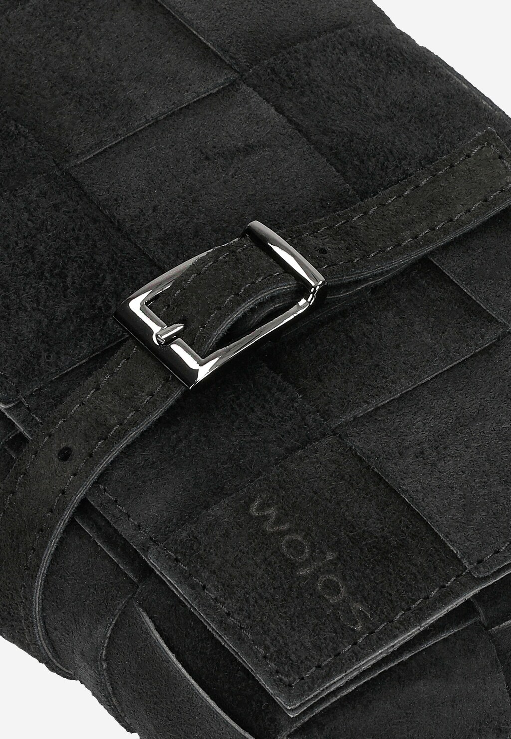 Czarna prostokątna pleciona torebka damska 80123-61 Widok 7