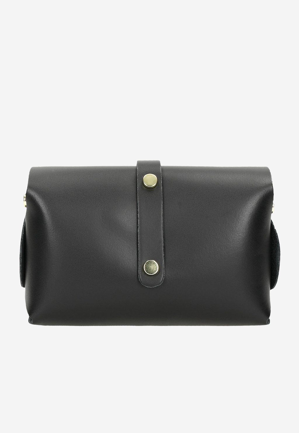 Malá černá dámská kabelka se zlatým řetízkem 80289-51 Widok 4