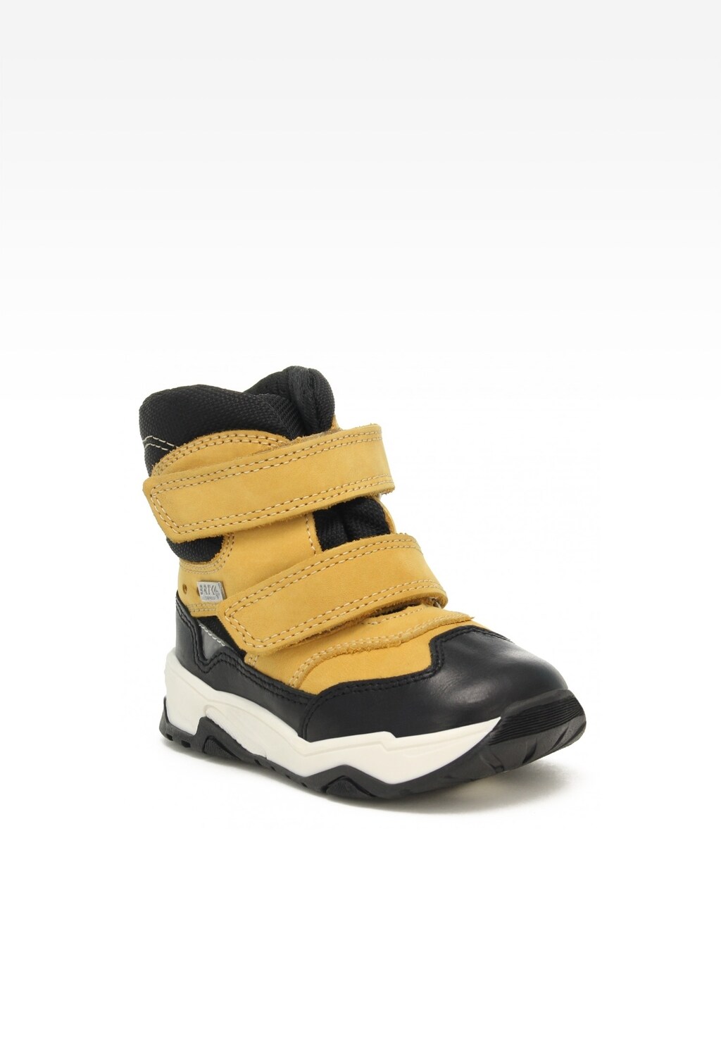 Trzewiki ocieplane BARTEK 1382-KA2L, dla chłopców, czarno-żółty Widok 2