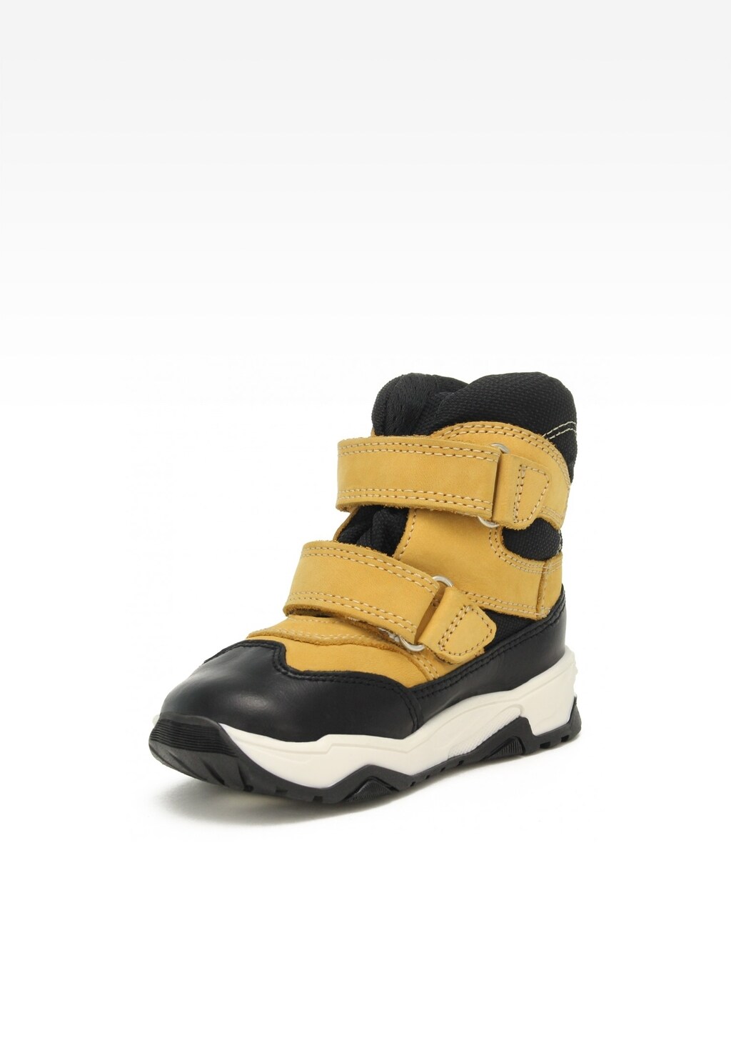 Trzewiki ocieplane BARTEK 1382-KA2L, dla chłopców, czarno-żółty Widok 3