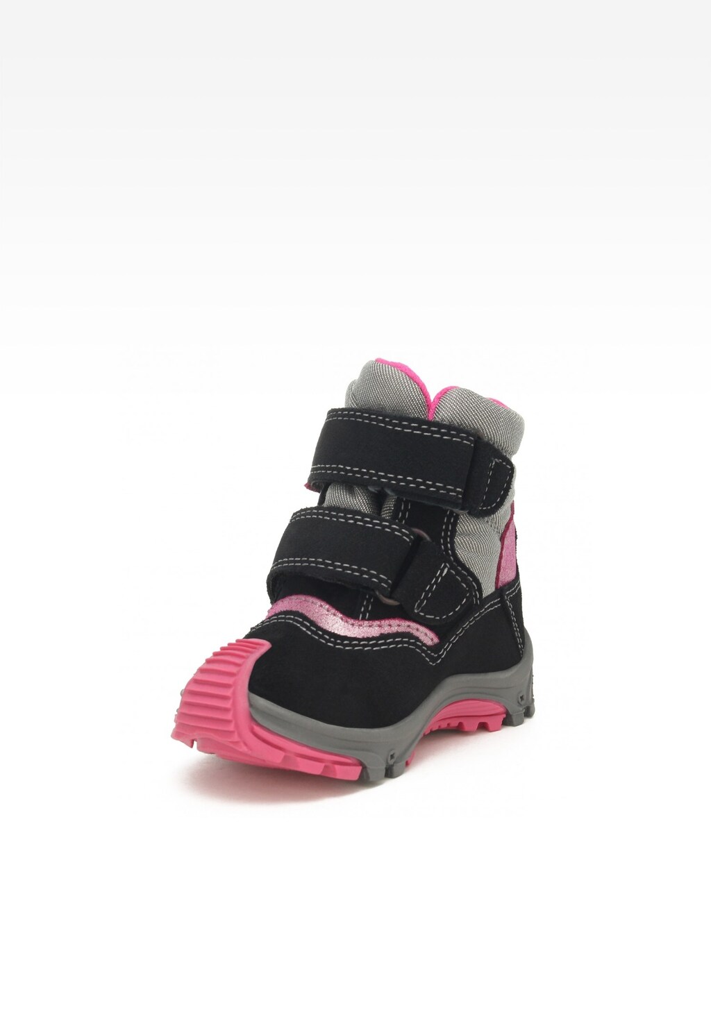 Trzewiki ocieplane BARTEK 21643-005, dla dziewcząt, czarno-szary Widok 3