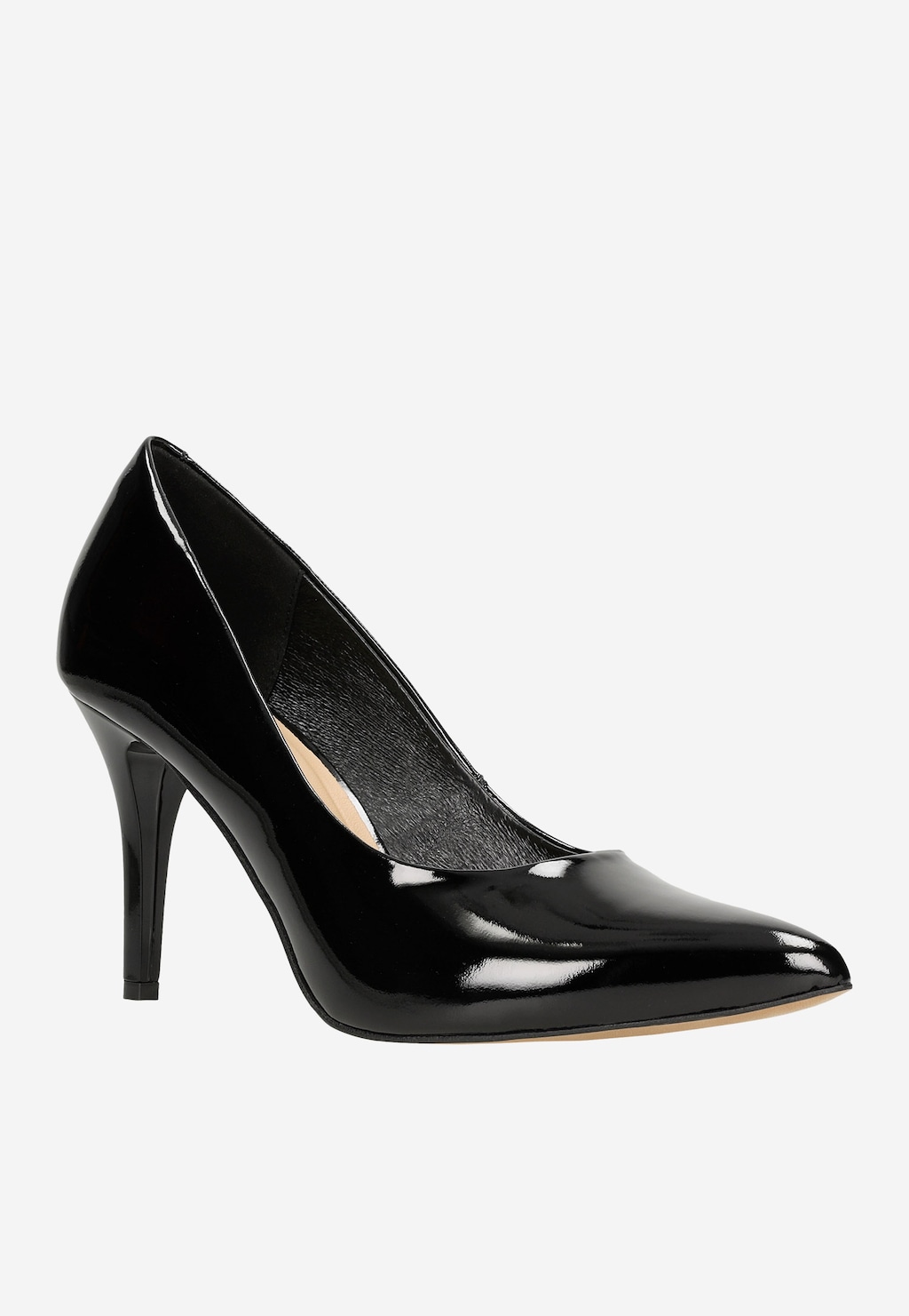 Čierne lodičky v klasickom elegantnom prevedení 35090-31 Widok 3