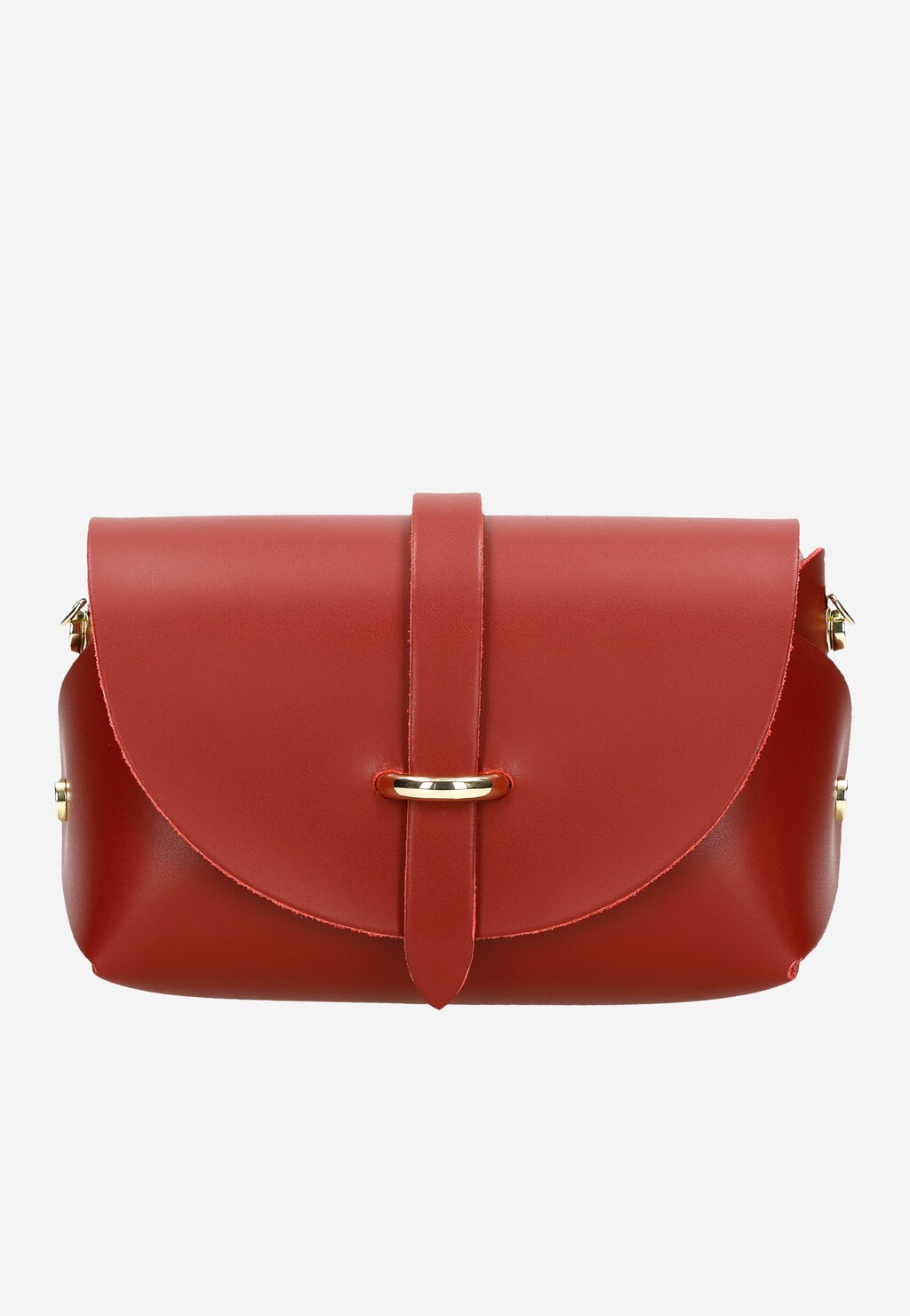 Mała czerwona torebka damska na łańcuszku 80289-55 Widok 2