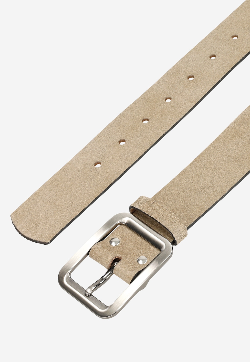 Dámsky kožený opasok v béžovej farbe pre dokonalý outfit 6966-64 Widok 4