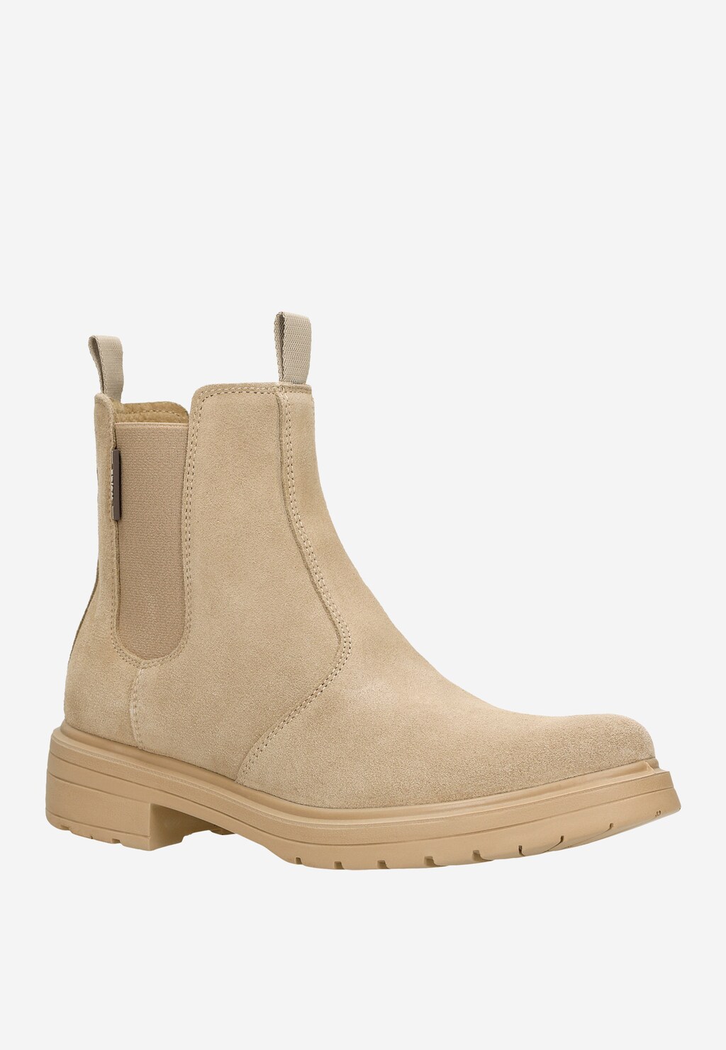 Beżowe całoroczne sztyblety damskie 55089-64 Widok 3