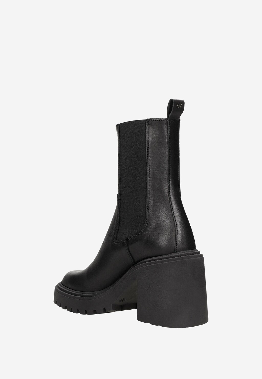 Univerzálny módny poklad sú čierne dámske členkové čižmy 55153-50 Widok 4