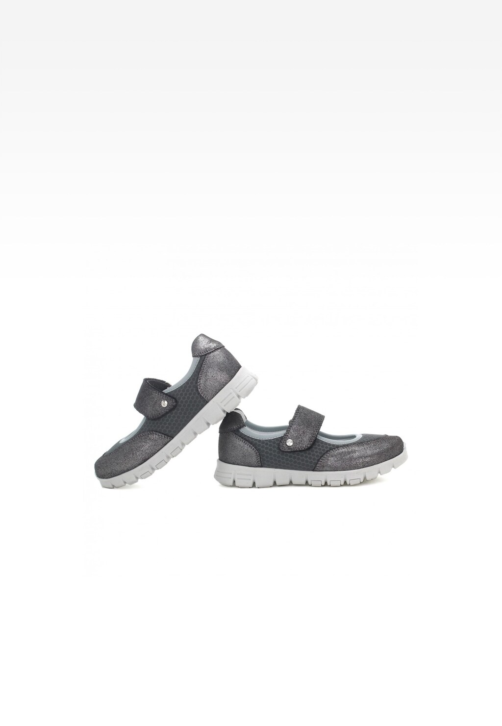 Wizytowe BARTEK W-48026/SZ/11M II, dla dziewcząt, szary Widok 6