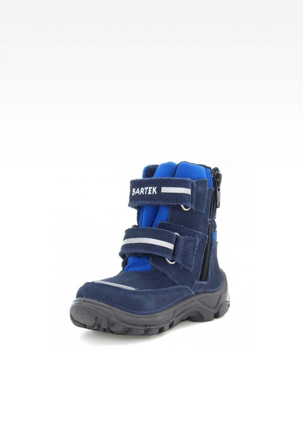 Zateplené kotníkové topánky BARTEK T-41474/KAZ, pre chlapcov, tmavomodré Widok 3