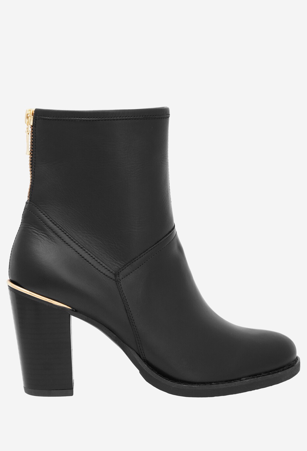 Czarne damskie botki 3644-51 Widok 1
