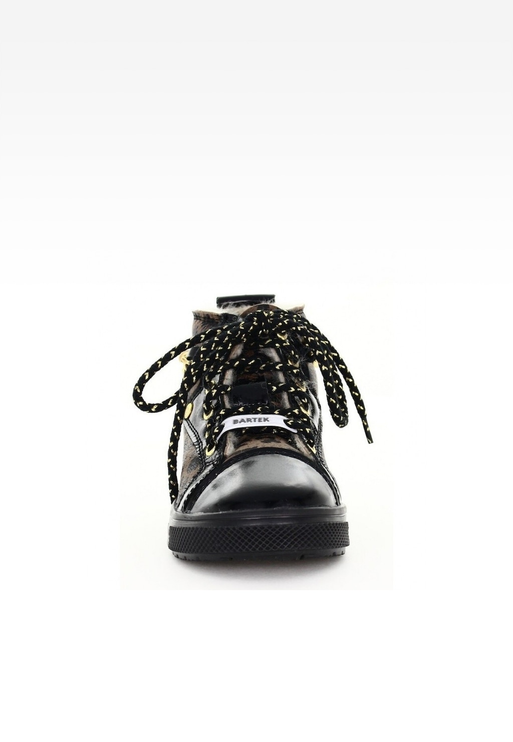 Zateplené kotníkové boty BARTEK W-942850/ST/FAH, pro dívky, černo-hnědé Widok 4