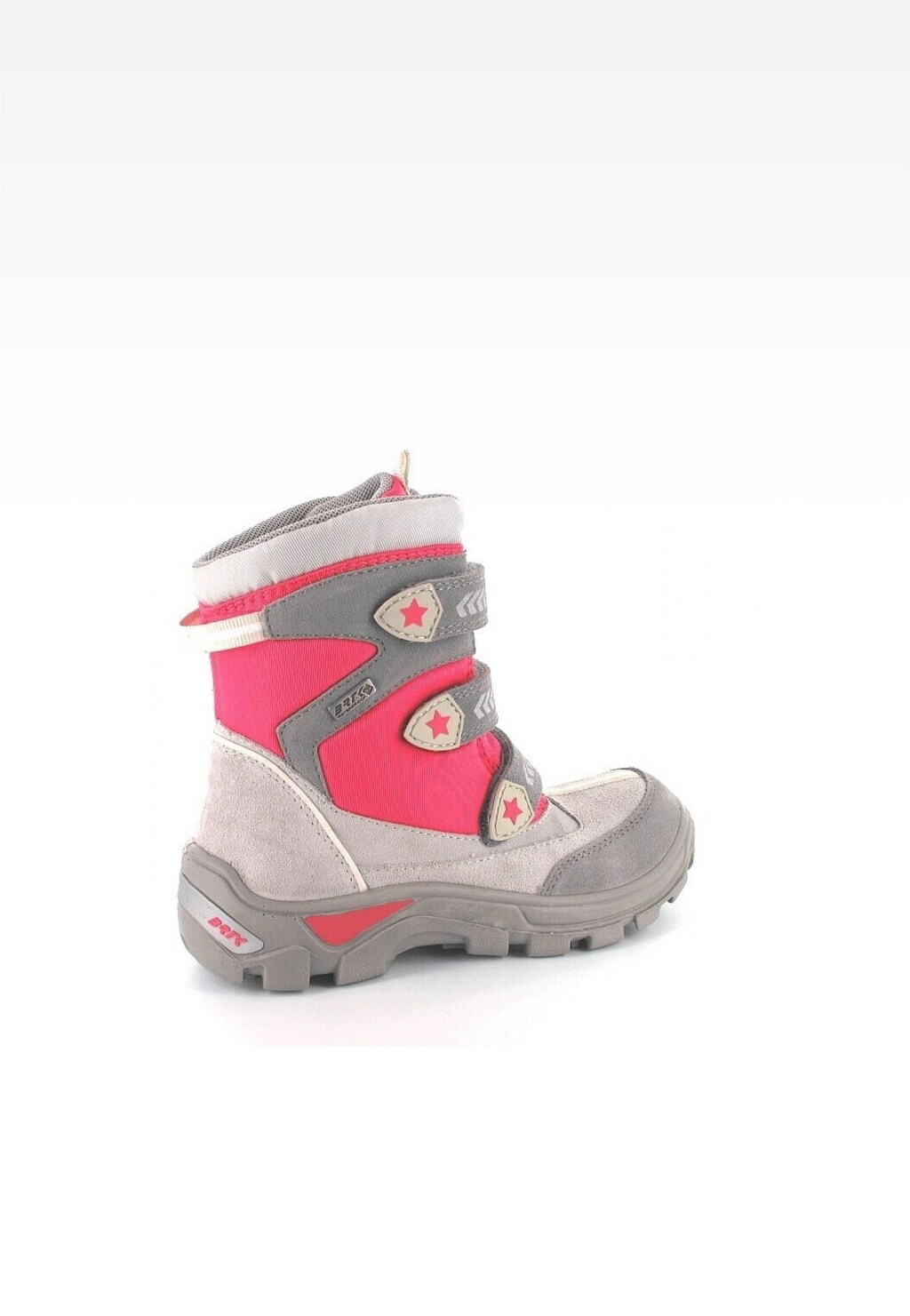 Trzewiki ocieplane BARTEK T-97231/61X, dla dziewcząt, szaro-różowy Widok 5