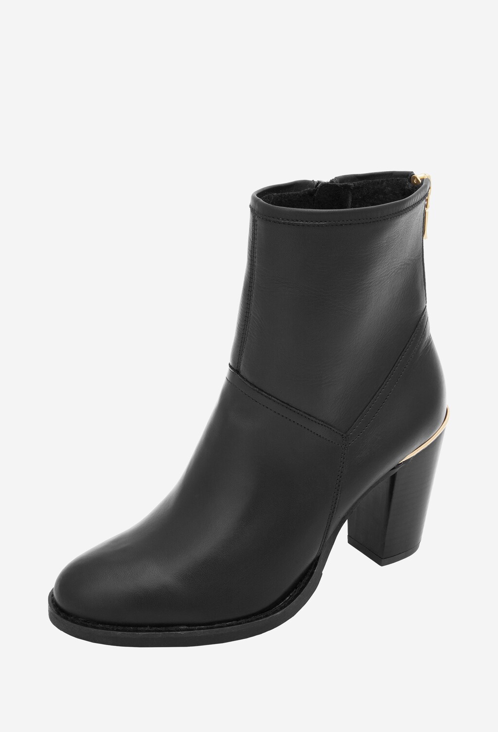 Czarne damskie botki 3644-51 Widok 2