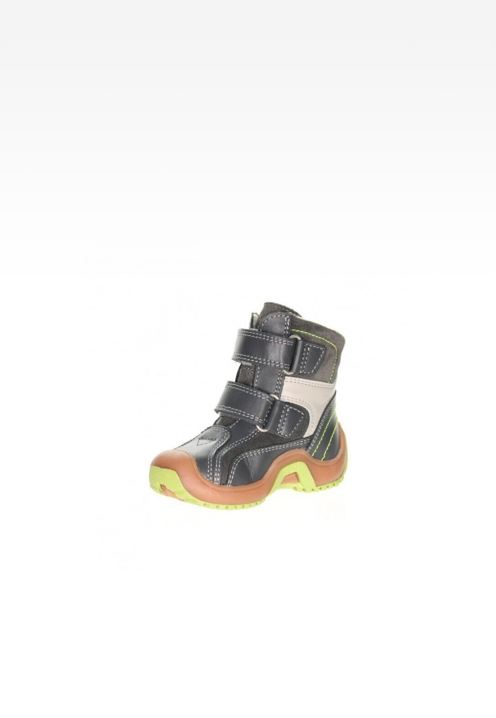 Zateplené kotníkové boty BARTEK W-71482/827, pro chlapce, šedé Widok 3