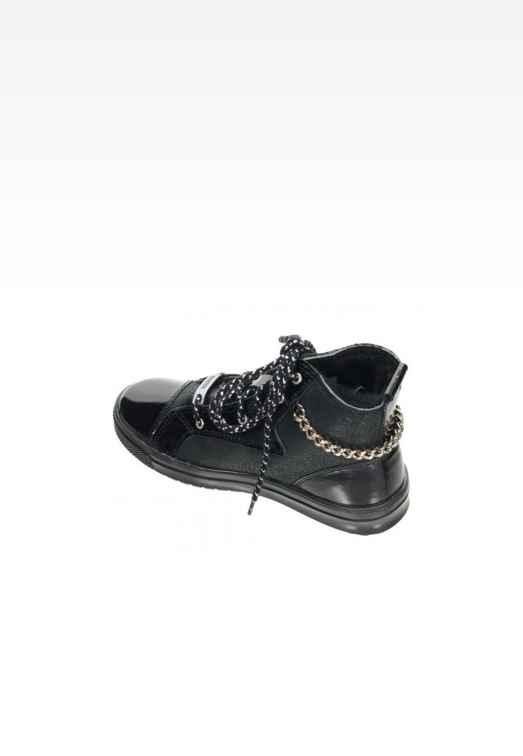 Trzewiki ocieplane BARTEK W-772850/F10, dla dziewcząt, czarny Widok 4