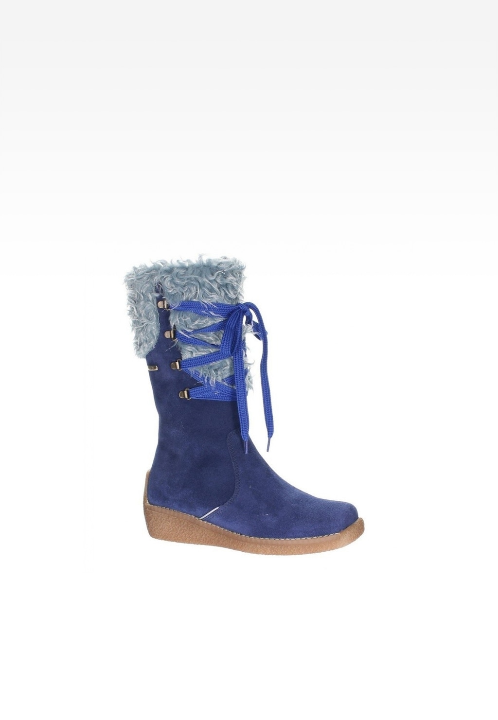 Zateplené kozačky BARTEK W-74328/0RR, pro dívky, modré Widok 1