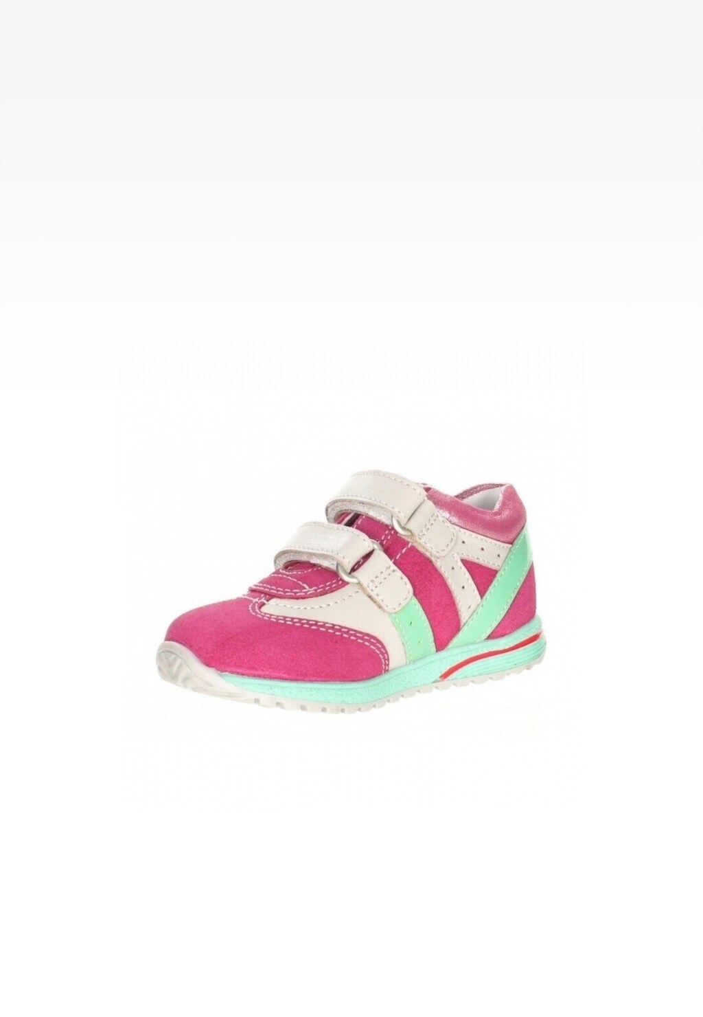 Półbuty BARTEK T-61826/530 II, dla dziewcząt, różowo-szary Widok 3