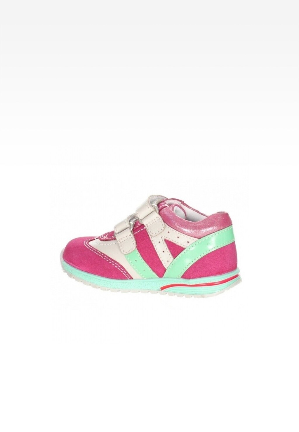 Półbuty BARTEK T-61826/530 II, dla dziewcząt, różowo-szary Widok 6