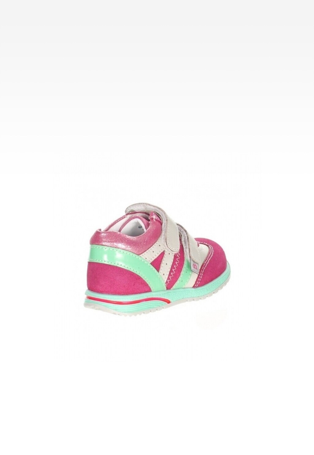 Półbuty BARTEK T-61826/530 II, dla dziewcząt, różowo-szary Widok 7