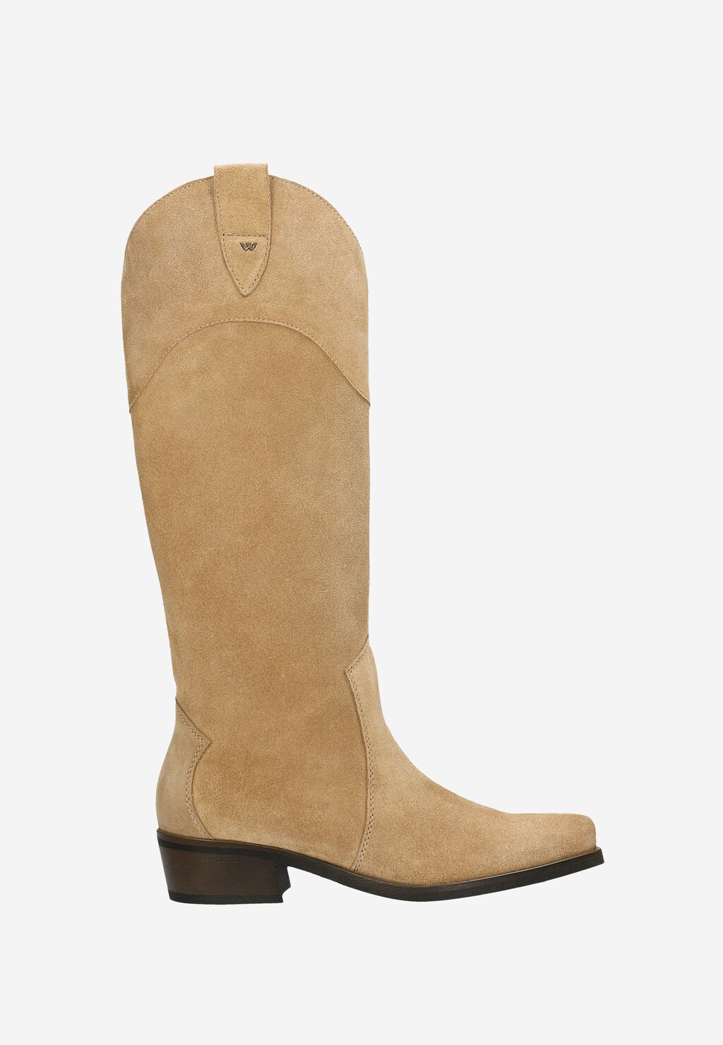 Beżowe kozaki damskie typu kowbojki 71039-64 Widok 1