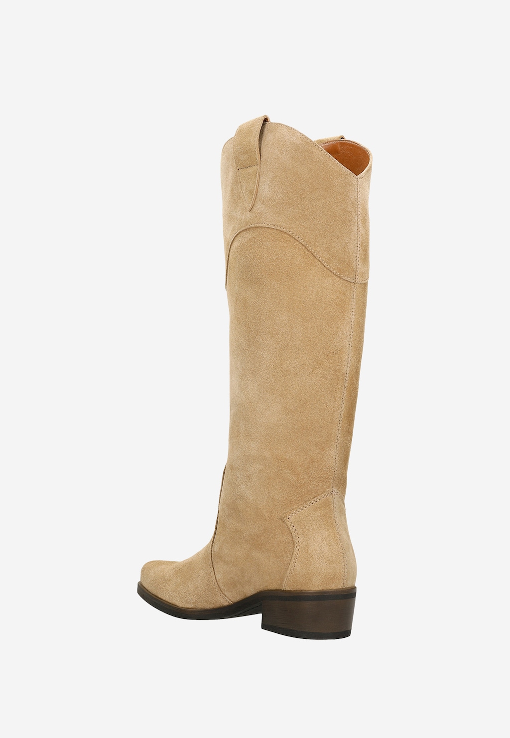 Beżowe kozaki damskie typu kowbojki 71039-64 Widok 3