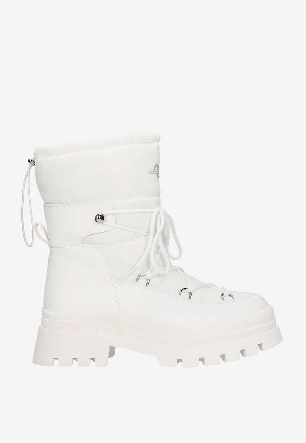RELAKS stylowe ocieplane białe Śniegowce damskie  R35000-19 Widok 2