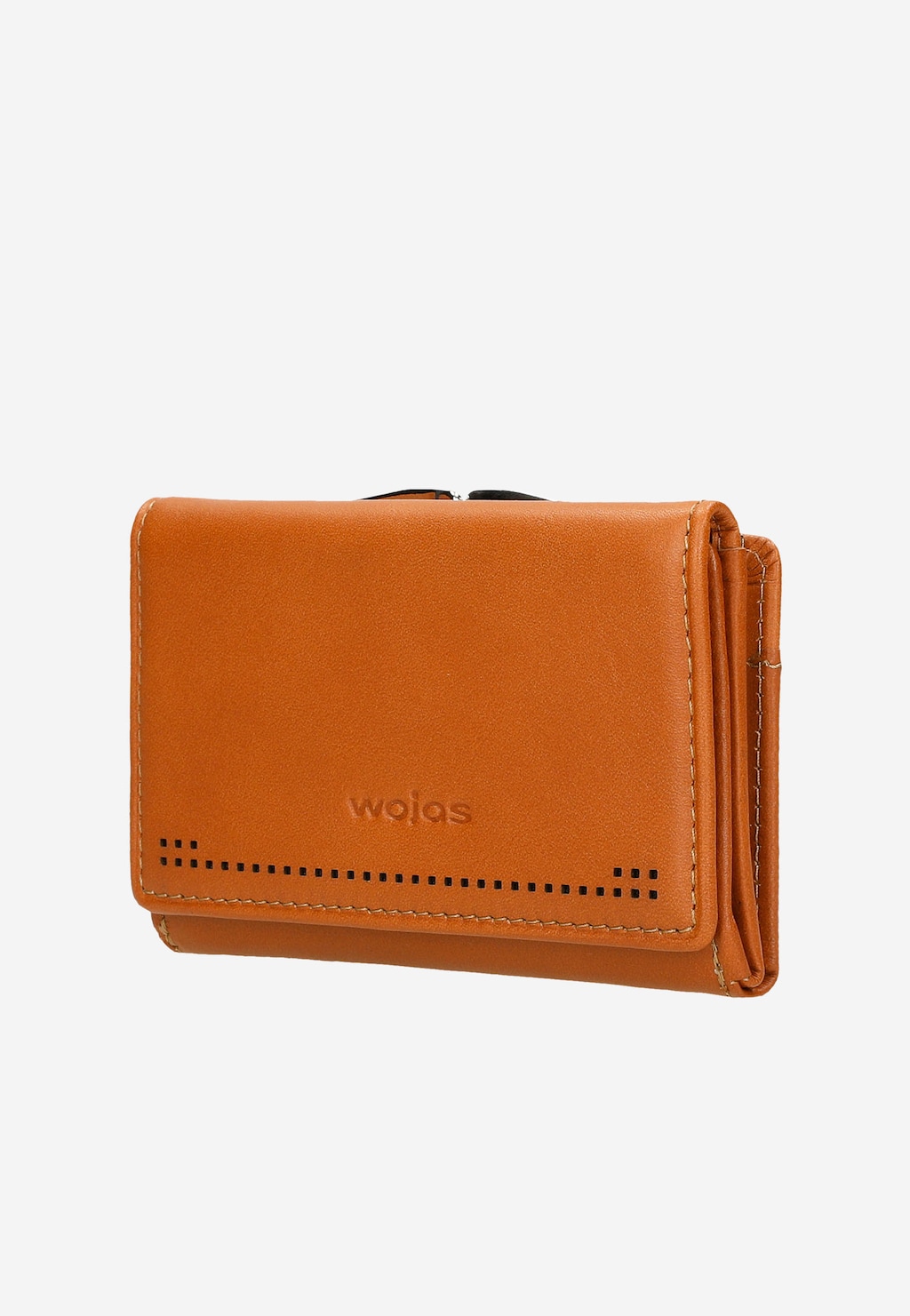 Malá hnědá dámská peněženka se zdobenou klopnou 91066-53 Widok 3