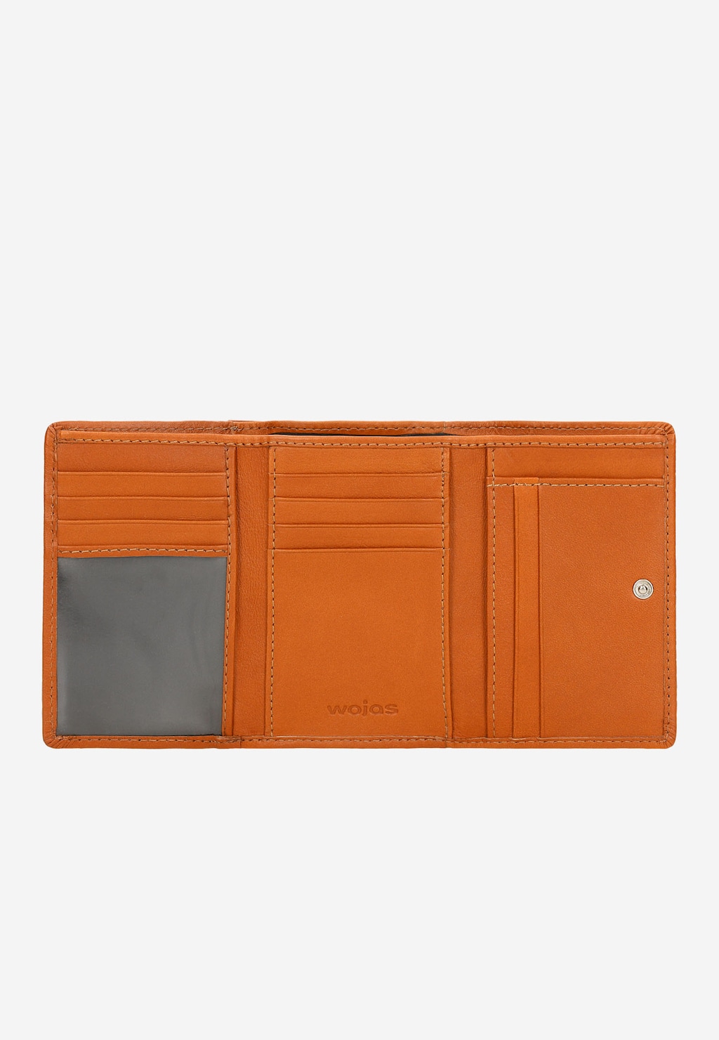 Malá hnědá dámská peněženka se zdobenou klopnou 91066-53 Widok 5