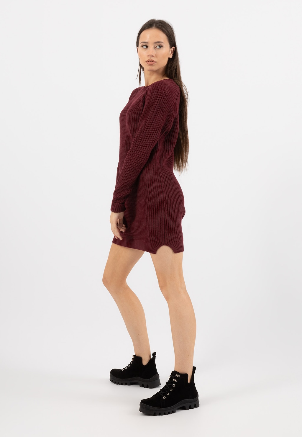 Nízke čižmy na bežný deň z čiernej prírodnej kože 64073-61 Widok 1