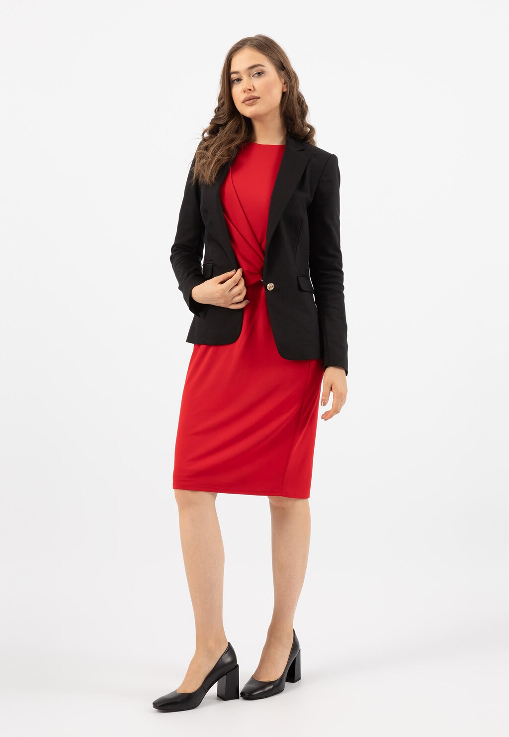 Čierne elegantné dámske lodičky sú vždy skvelá voľba 35052-51 Widok 7