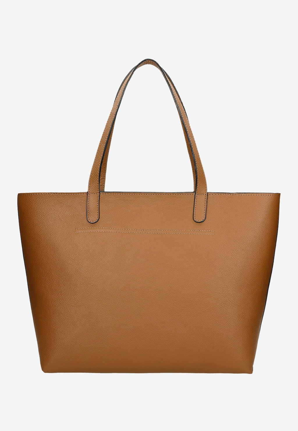 Duża brązowa torbka z tłoczonym logo 80323-52 Widok 4