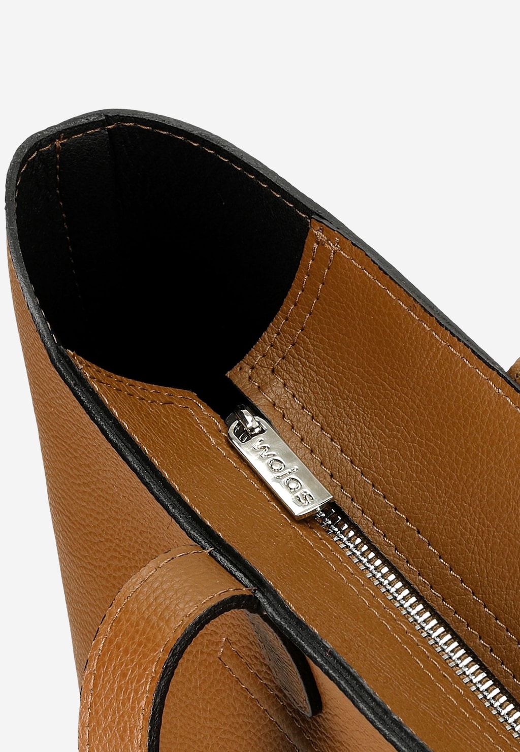 Duża brązowa torbka z tłoczonym logo 80323-52 Widok 5