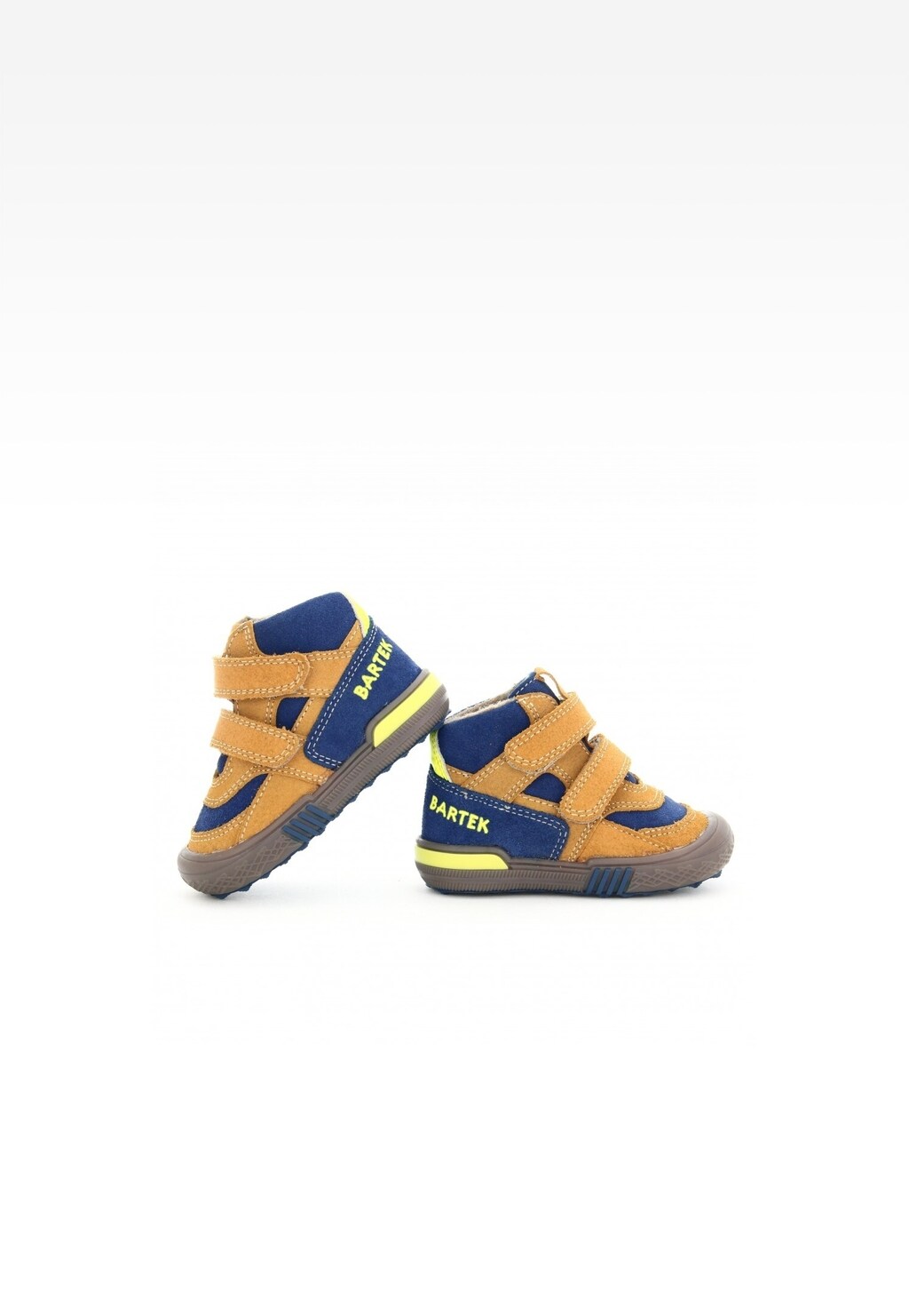 Trzewiki BARTEK W-91756-1/1LT, dla chłopców, niebiesko-pomarańczowy Widok 5