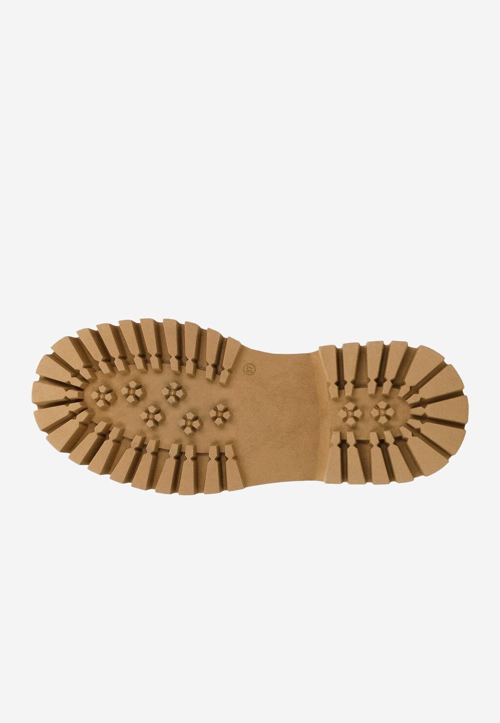 Moderné béžové dámske členkové čižmy z odolnej kože 55163-53 Widok 6