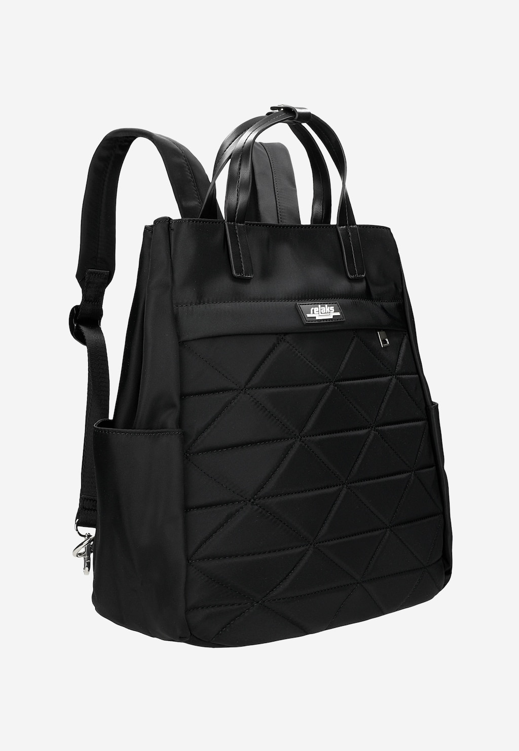Štýlový ruksak dámsky značky RELAKS v čiernej farbe R80292-11 Widok 6