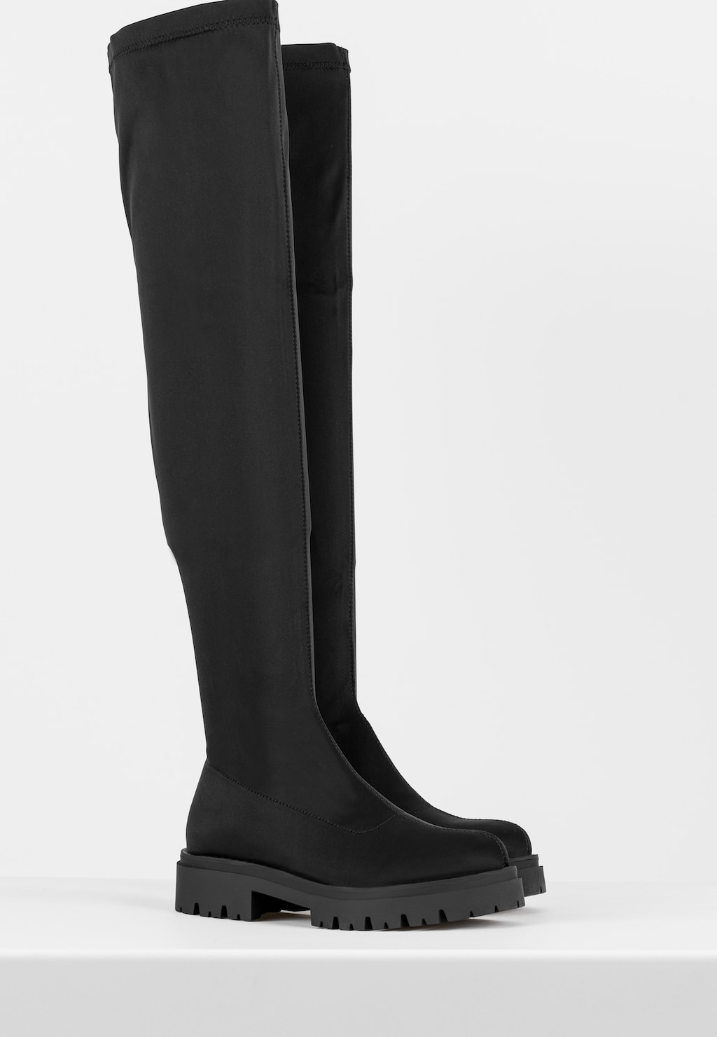 WJS czarne wysokie kozaki damskie za kolano WJS45020-11 Widok 2